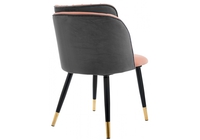 Стул Орлеан розовый/серый